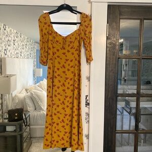 reformation midi dress